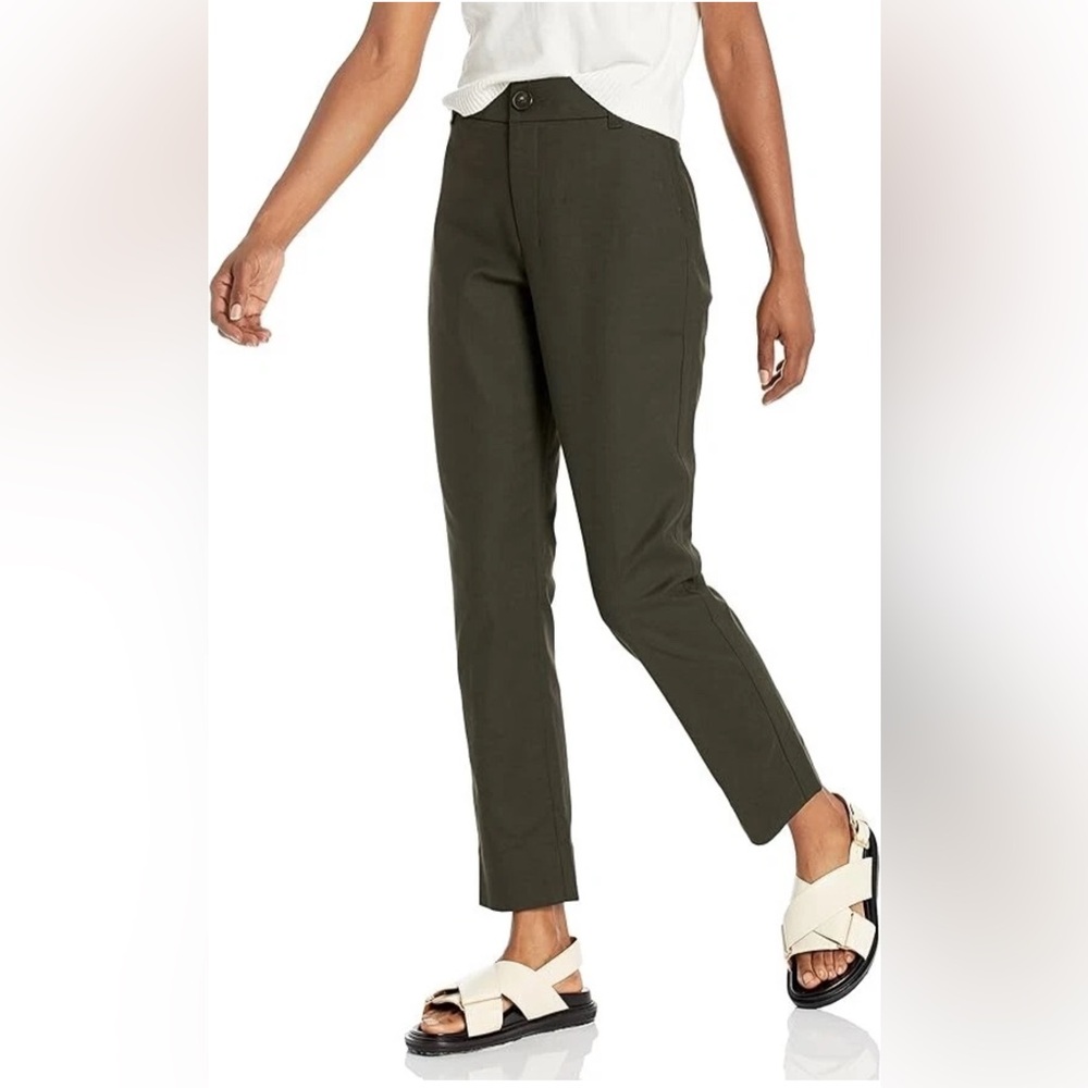 Vince Cigarette Trouser Dark Green Size 00